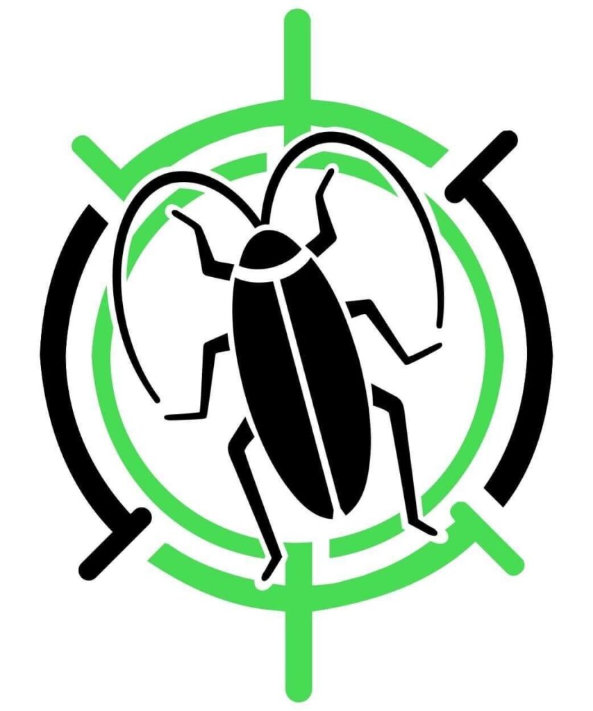 Logo illustration of a cockroach representing Nuisance Pest Control.
