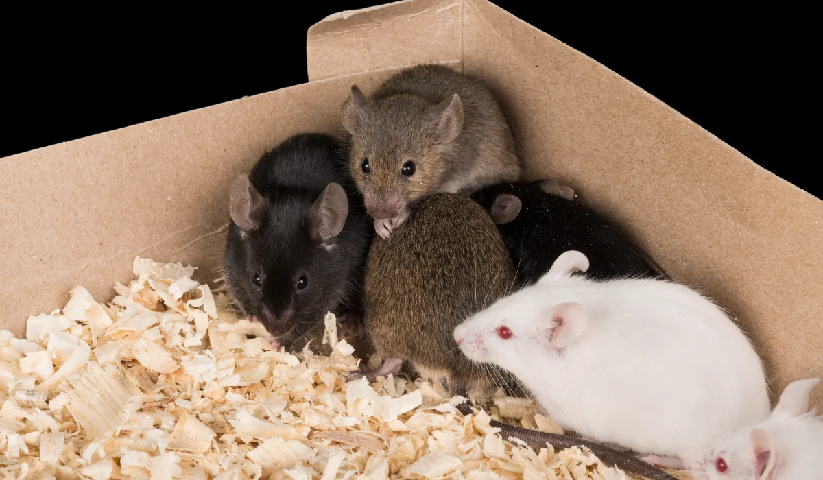 mice in box